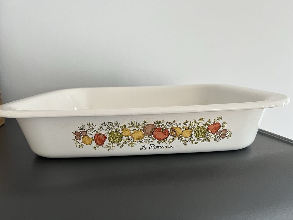 Corning Ware Spice of Life Le Romarin Large Roaster Lasagna A21 12 x 10"